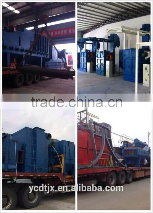 Crawler type shot blasting equipment/shot blasting machinery/casting shot blasting