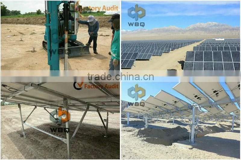 SWDL 150 screw piles machine for solar farm