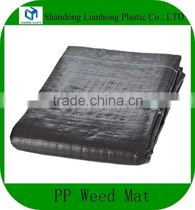 3.2oz Heavy Duty 6.5ft Wide Weed Barrier Fabric Panel, Garden Fabric 3.2 oz/sq.yd, Woven Weed Control Landscape Fabric Sheeting