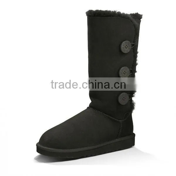 New fashion thign high sheepkin women boots