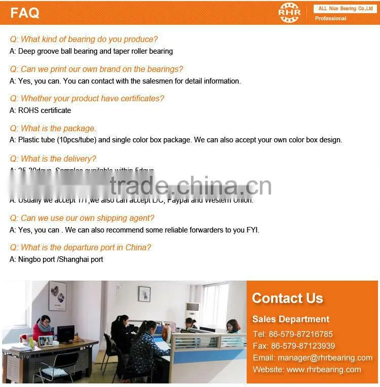 China Factory Miniature Flange Ball Bearing Mini Flanged Ball Bearing