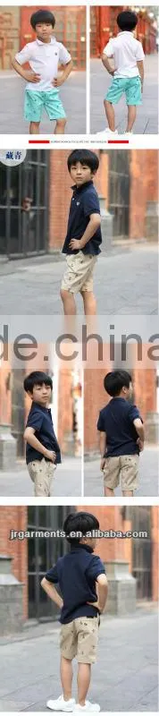 EMB kids polo shirts wholesale pure coulor t-shirt wih short sleeve