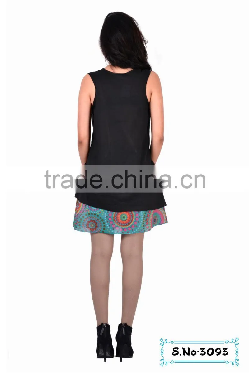 3093 Cotton Dress Printed Dress Robe Vestido Ropa Vetement Supplier India Cotton hot summer beachwear dresses