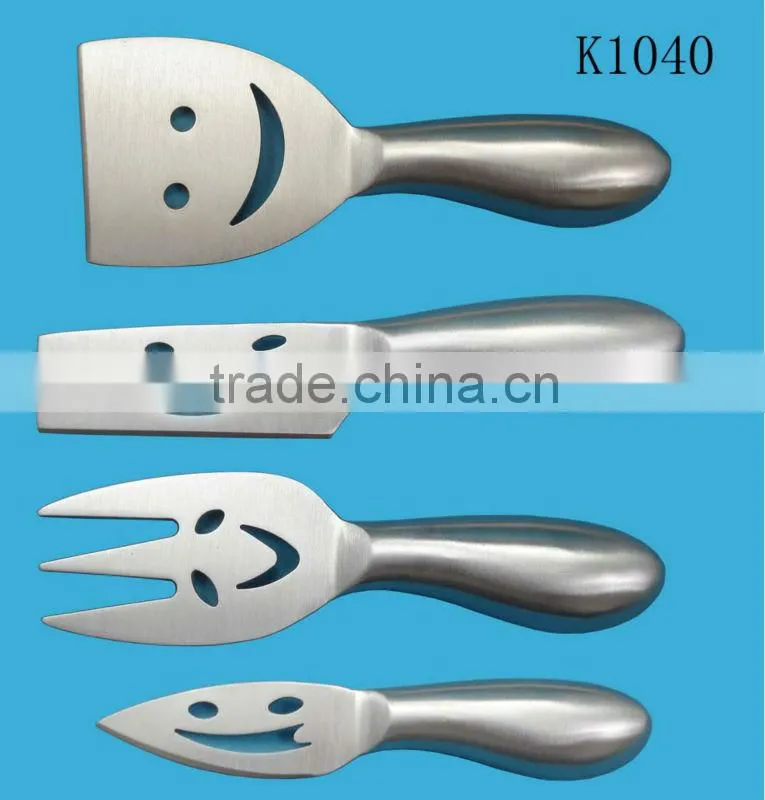Smile face cheese knife