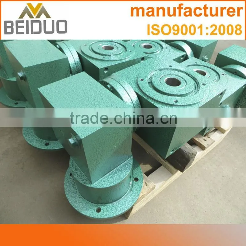 Helical gear reducer designed as request