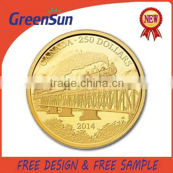 Best Gifts nice design gold metal coin medal