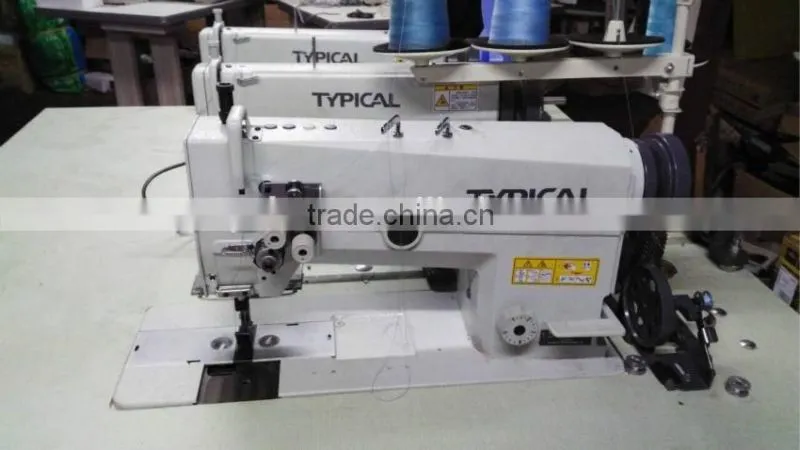 Glod wheel Juki three head hair weaving sewing machine/hair making wig machine