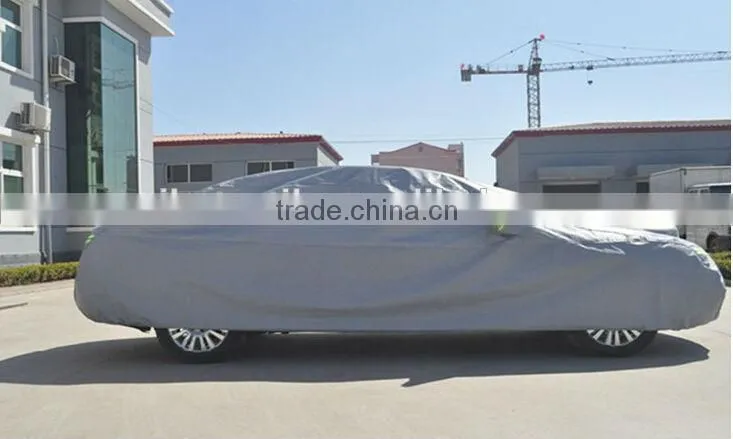 100% Polyester 170t 190t 210t 230t Polyester silver coating car cover fabric