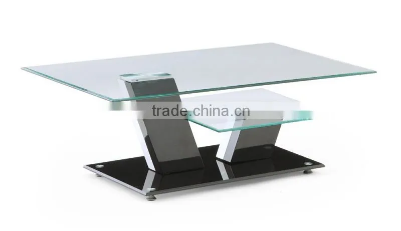 High quality modern tempered glass coffee table