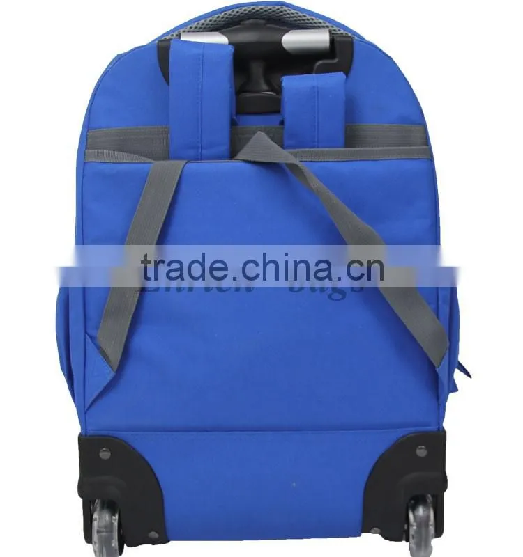 Enrich hot selling trolley backpack,newest schoolo trolley backpack with wheels