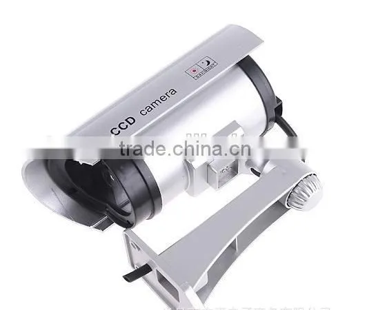 Surveillance Security Dummy Camera Fake Simulation Waterproof LED Flashing Outdoor Bullet CCTV