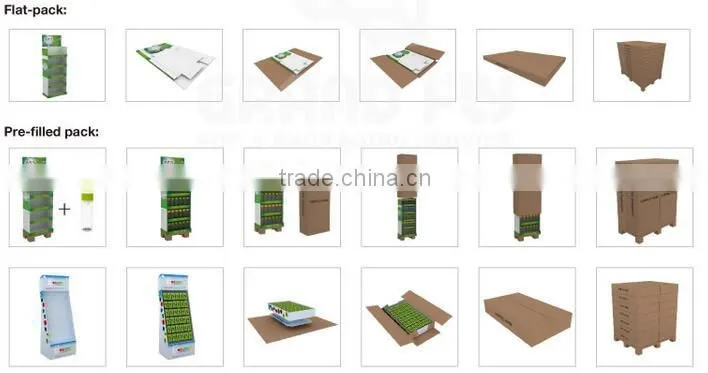 promotion design display rack designing custom printed counter display boxes