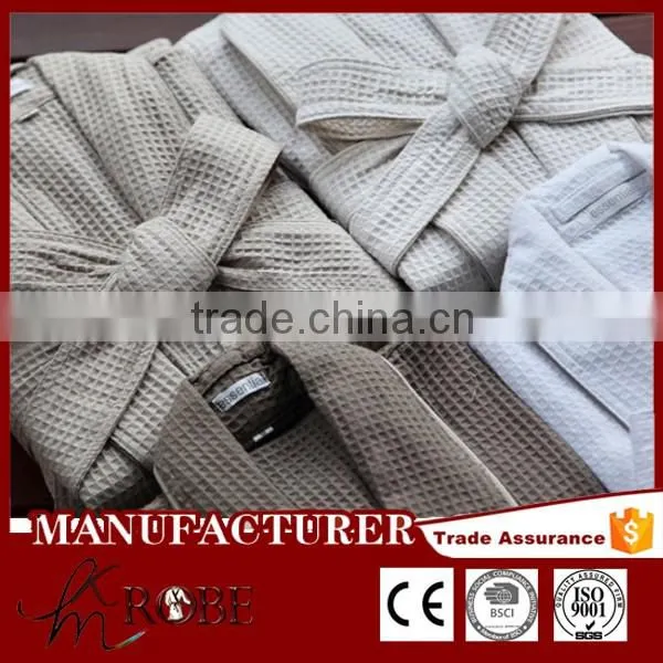 Super soft waterproof microfiber coral fleece bathrobe
