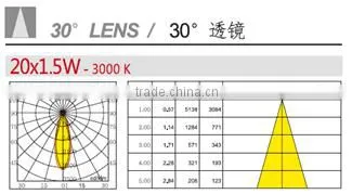 22W China supplier garden decorative outdoor color changing LED lights