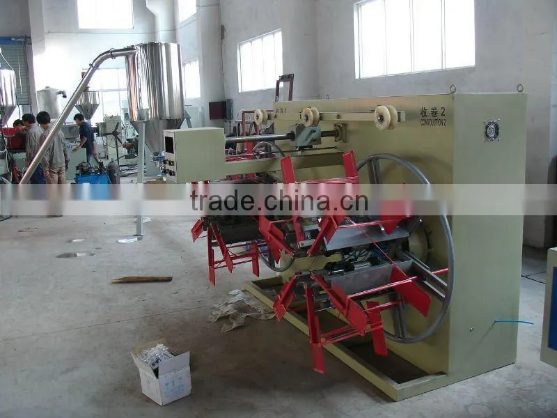 Plastic pipe winder automatic control