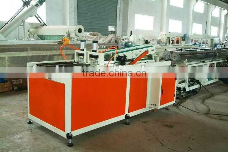PVC pipe manufacturing process twin screw extruder PLC control