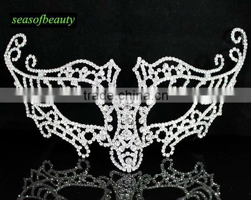 wholesale rhinestone diamond masquerade mask