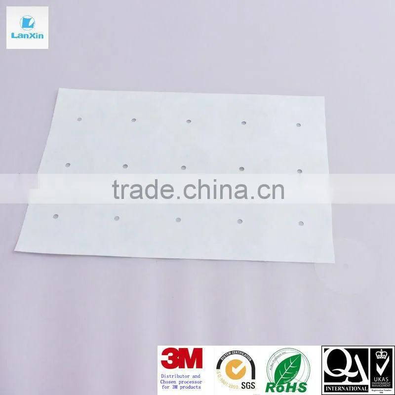Transparent PET sheet with 3M adhesive