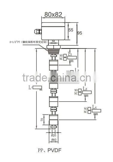 oil and gas magnetic oil level switch
