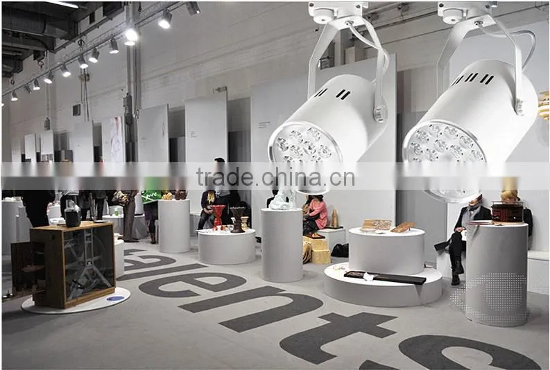white bright 20w COB led track light 220/110v