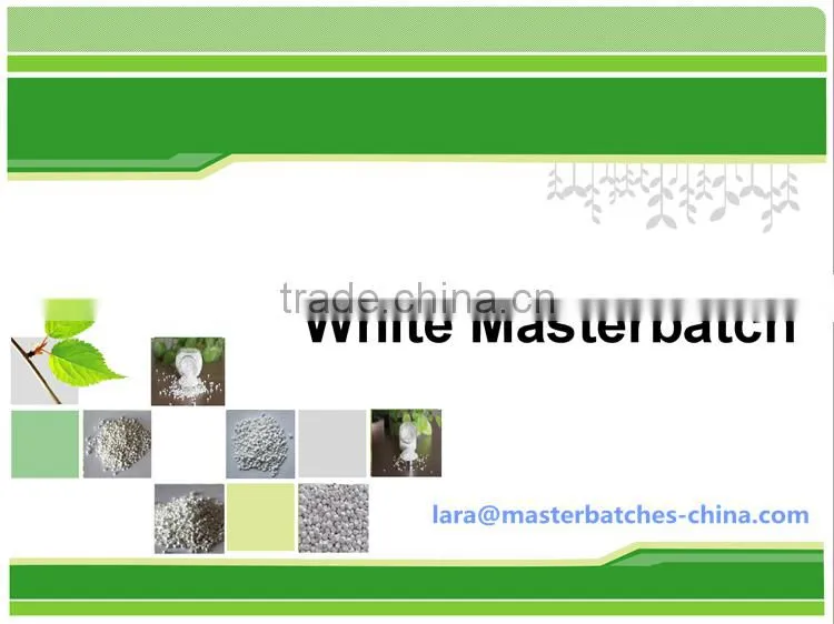 50% TIO2&70% TIO2 White Masterbatch for Films like Shopping Bags