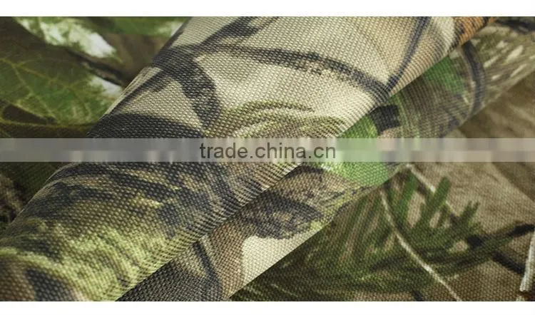 Army used 100% polyester fabric camo canvas waterproof fabric