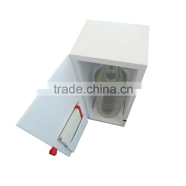 Unique pantone color single wine glass box