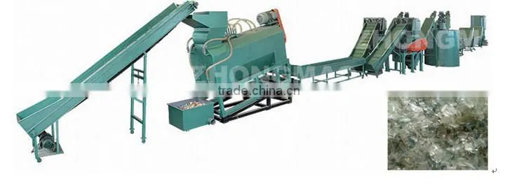 zhongmao machinery produced 2000kg/h PET bottles recyling line