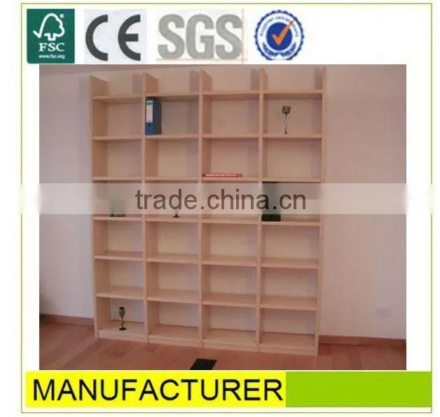 modern cheap white melamine MDF wood bookshelf
