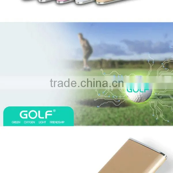 Metal rectangle charger, 5200mAh capacity, colorful choice,1A output,145g