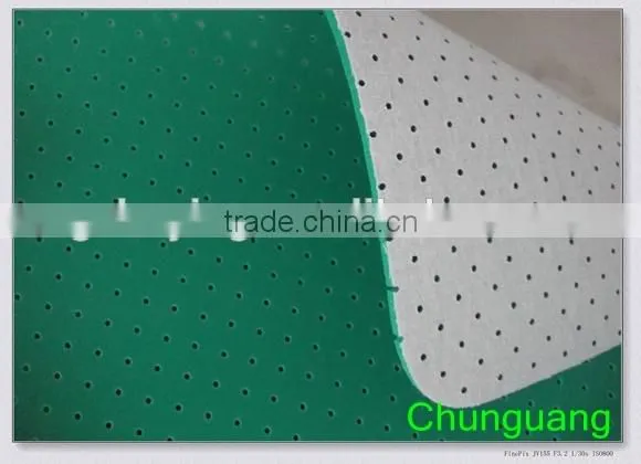 Natural foam sheet with pinholes / latex foam