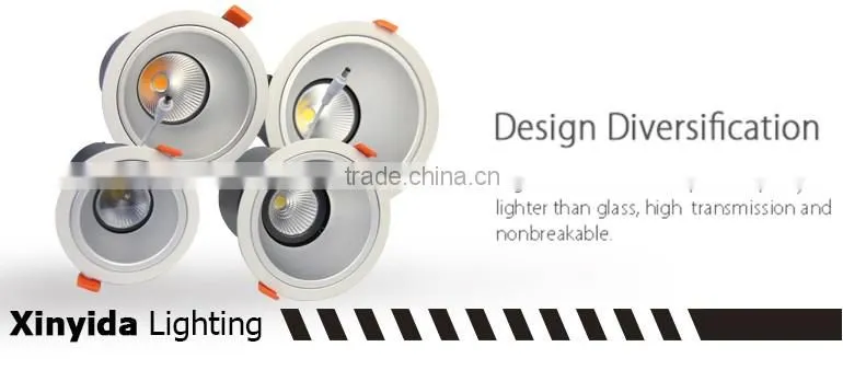 Elegant looking wholesale 15w cob recessed downlight 3000k for hotel project