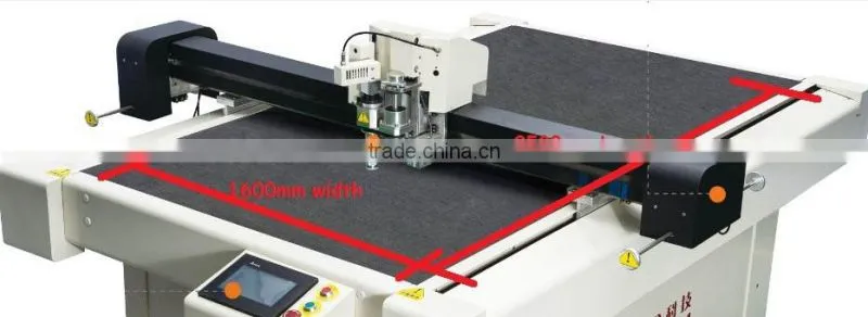flatbed cnc carton sample cutting machine