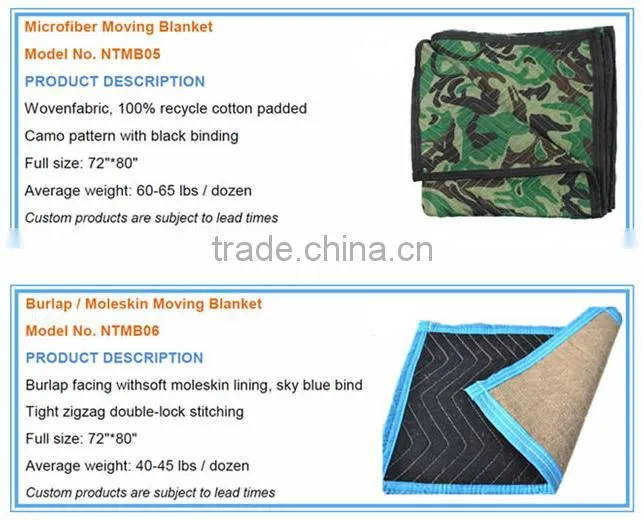 Economy Non-woven Furniture Protective moving & storage Moving Blankets