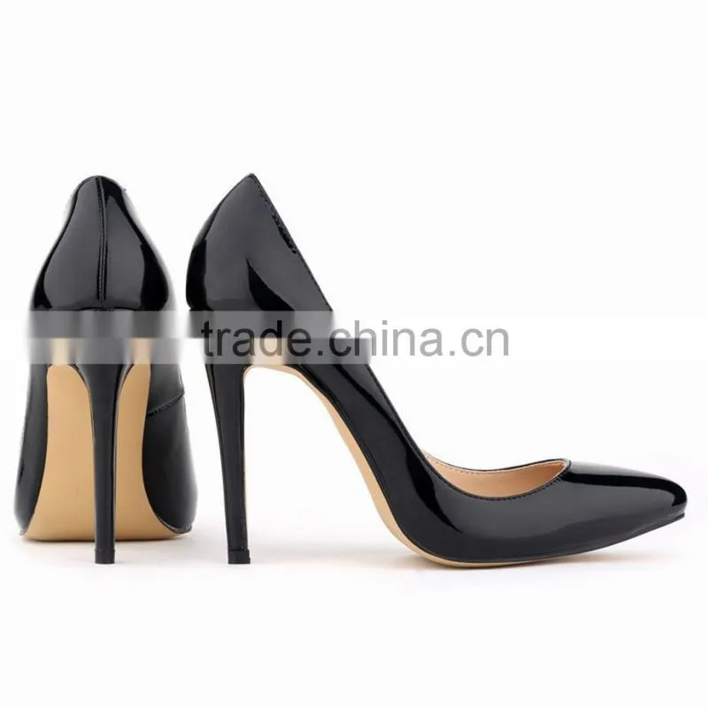 2015 Plus Size Sexy Ladies New Design Wedding Party Evening Shoes Pointed Toe High Heels Dress Shoes