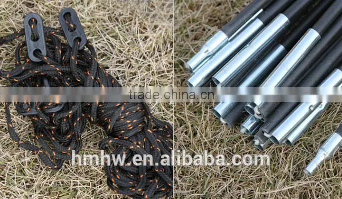 3 Person Outdoor Camping Tent with 7.9 mm Fiberglass Pole