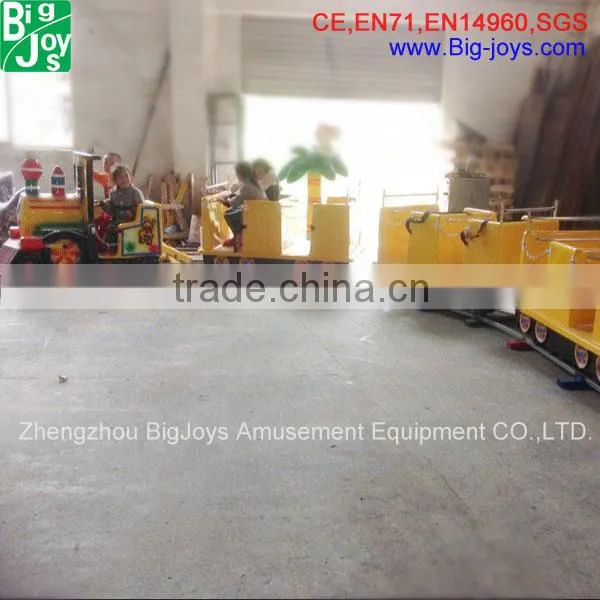 Popular exciting electrical amusement park ride track train for sale,