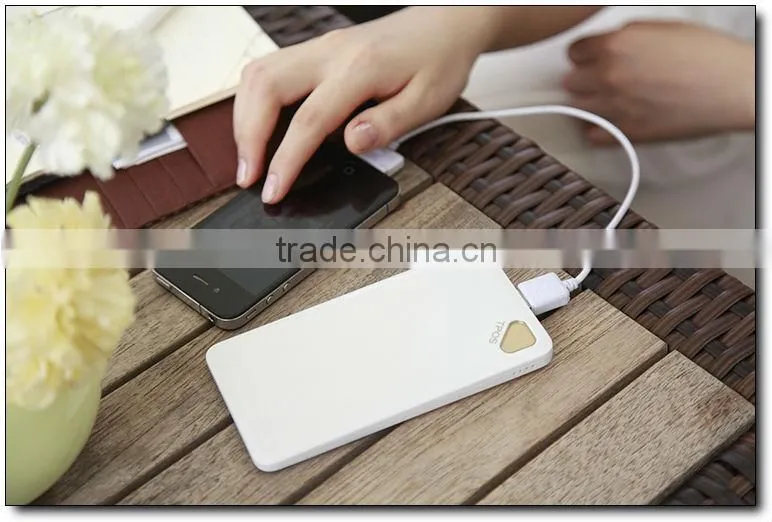 new fashion 2.1A input slim 10000mAh Universal Power Bank with LED indicator for Smartphones, Tablets and more