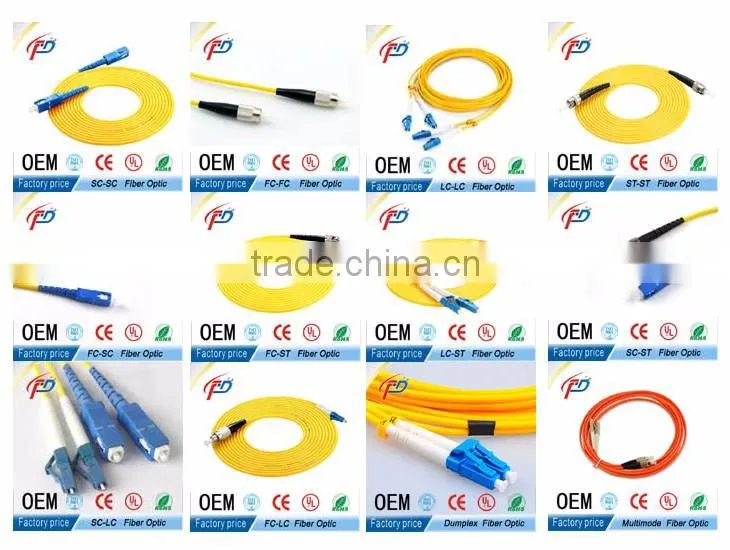 single mode duplex sc-sc fiber optic cable connector