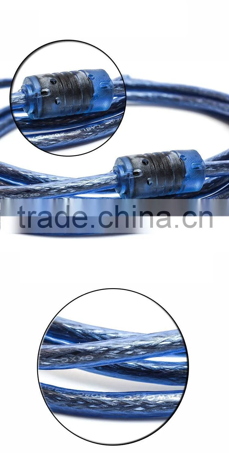 1.5m blue USB Extension Cable Male to Female USB Cable