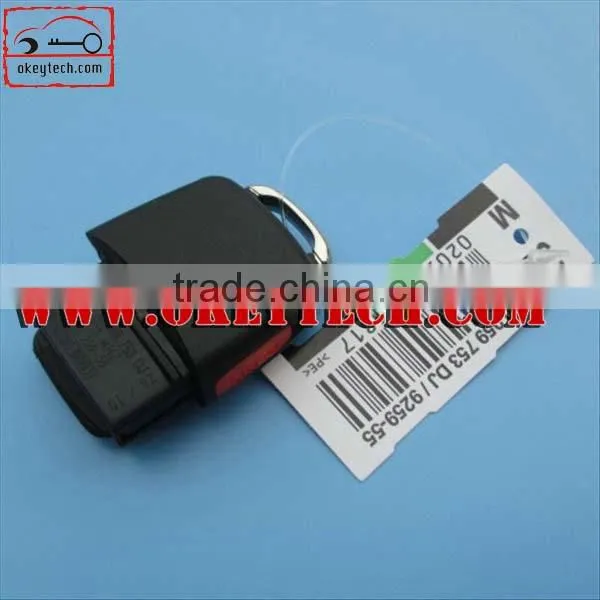 OkeyTech VW 3+1 buttons remote key case part for key cover vw key case for vw
