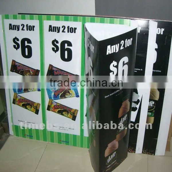 Yellow correx plastic board
