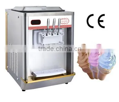 2+1mixed flavors commercial table commercial frozen yogurt machine(Canton fair booth No:1.1J19,from 15th to 19th of Oct)