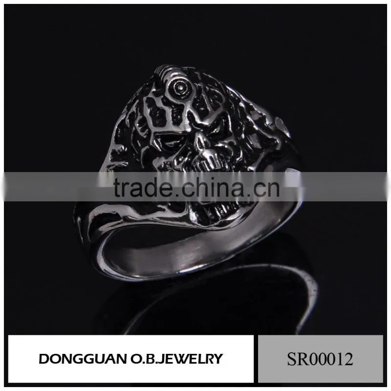 316L Skull Ring Stainless Steel Ring, Men's Rings Jewelry/Skull Fashion Ring With Price