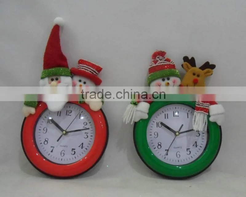 new design christmas musical wall clock 2016