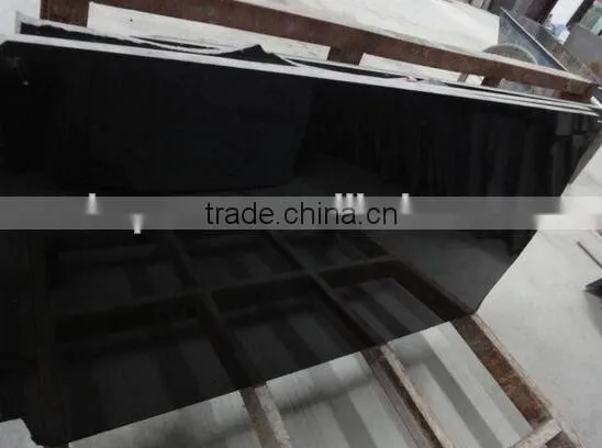 China cheap black granite slabs pavers