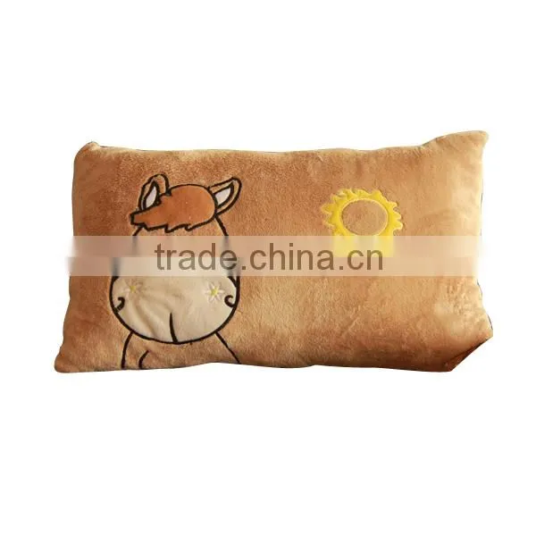 Very cute animal shaped embroidered cushions designs