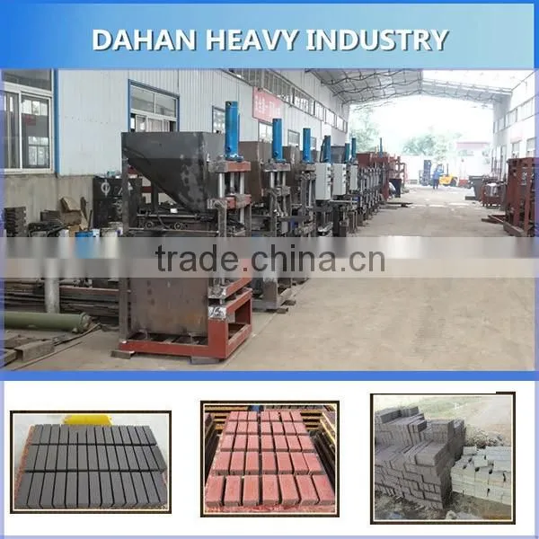cement brick making machine and automatic fly ash interlock laying machine
