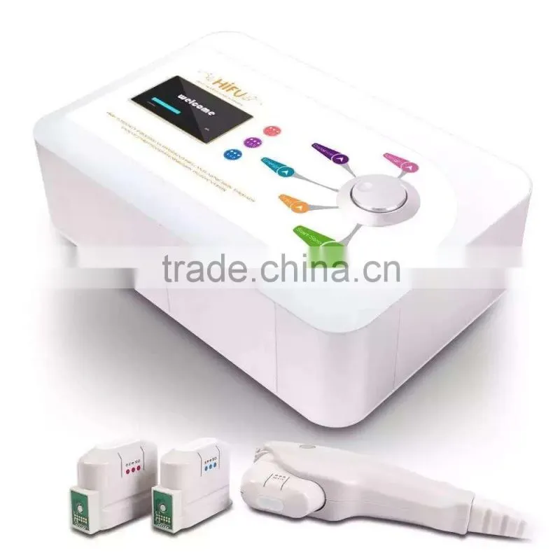 Portable smart 3D anti wrinkle treatment HIFU beauty machine