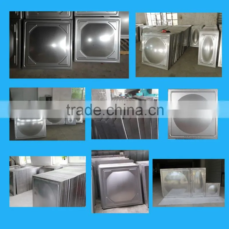 Sectional stainless steel water tank with good quality and price